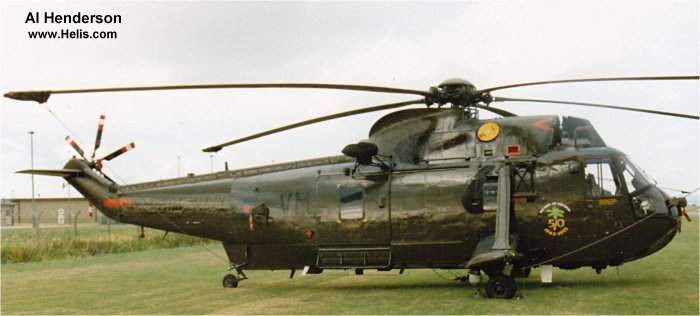 Helicopter Westland Sea King HC.4 Serial wa 933 Register ZD478 used by Fleet Air Arm RN (Royal Navy). Built 1984. Aircraft history and location