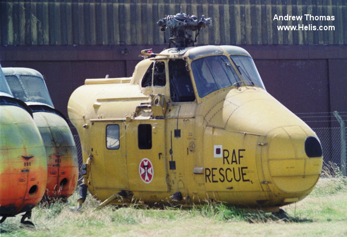 Helicopter Westland Whirlwind HAR.10 Serial wa392 Register XP404 used by Royal Air Force RAF. Built 1962. Aircraft history and location