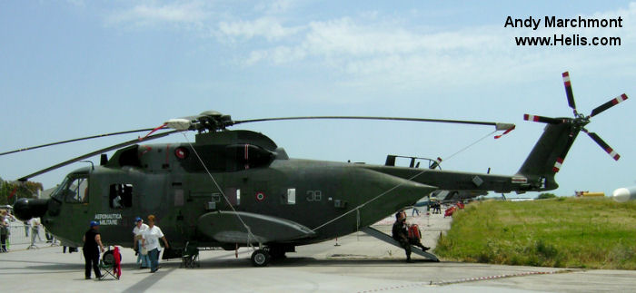 Helicopter Agusta AS-61R Serial 6234 Register MM81350 used by Aeronautica Militare Italiana AMI (Italian Air Force). Aircraft history and location