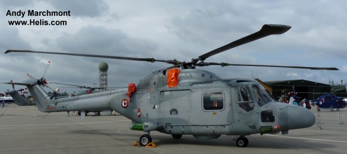Helicopter Westland Lynx HAS4 (FN) Serial 288 Register 811 used by Aéronautique Navale (French Navy). Aircraft history and location