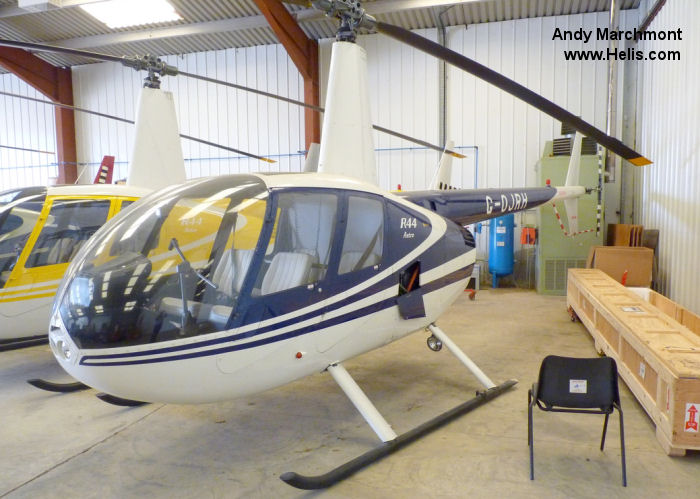 Helicopter Robinson R44 Astro Serial 0321 Register N939FM G-OJRH. Built 1997. Aircraft history and location
