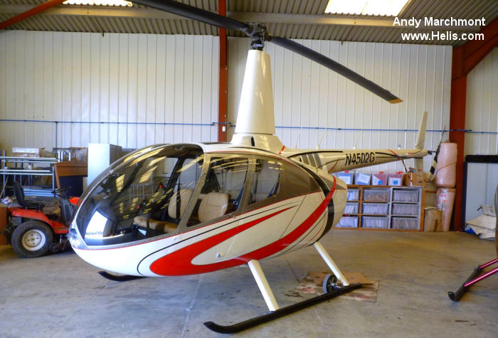 Helicopter Robinson R66 Turbine Serial 0059 Register N4502G. Built 2011. Aircraft history and location