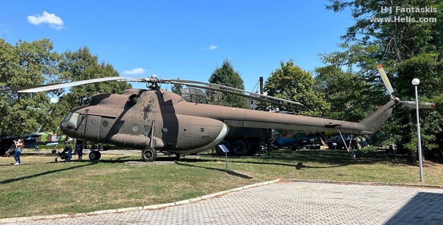 Helicopter Mil Mi-8T Hip-C Serial 103 03 Register 303 used by bulgarski voennovazdushni sili (bulgarian air force). Aircraft history and location