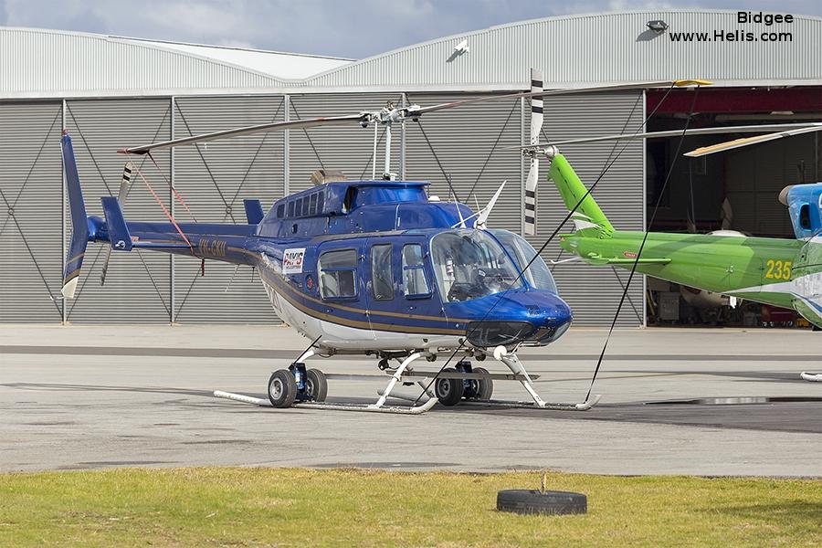 Helicopter Bell 206L-3 Long Ranger Serial 51373 Register VH-CKU P2-HBJ VH-CKP JA6016 used by Nautilus Aviation. Built 1990. Aircraft history and location