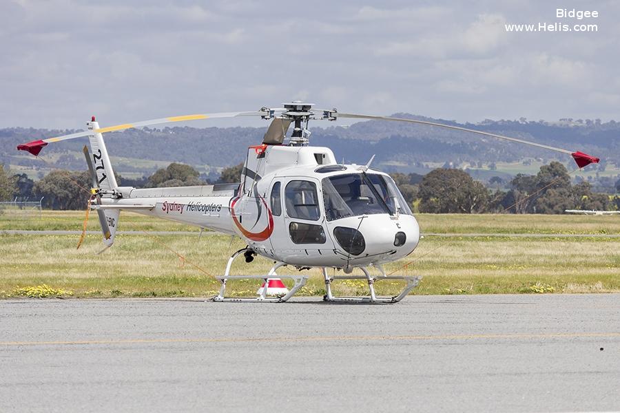 Helicopter Aerospatiale AS350B Ecureuil Serial 1492 Register VH-ENC VH-WFX VH-TQY N5786X used by Sydney HeliTours ,Australia Pacific. Built 1982. Aircraft history and location