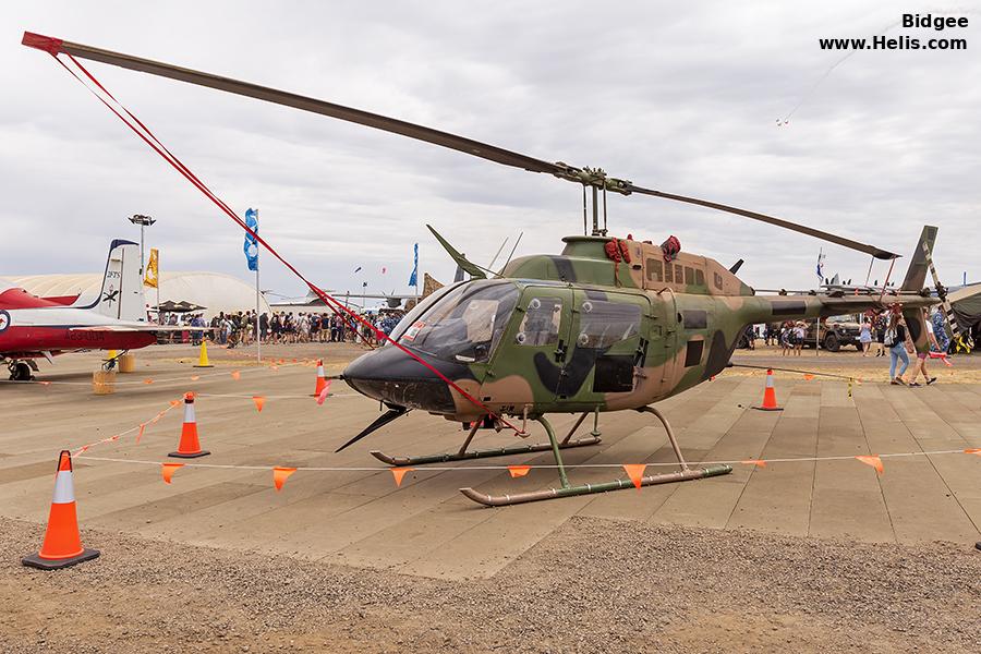 Helicopter Commonwealth Aircraft Corporation ca-32 kiowa Serial 44511 Register A17-011 used by Australian Army Aviation (Australian Army). Aircraft history and location