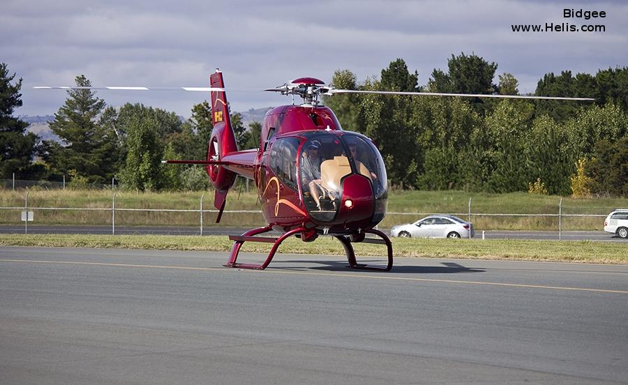 Helicopter Eurocopter EC120B Serial 1540 Register VH-X2V VH-VCC. Built 2008. Aircraft history and location