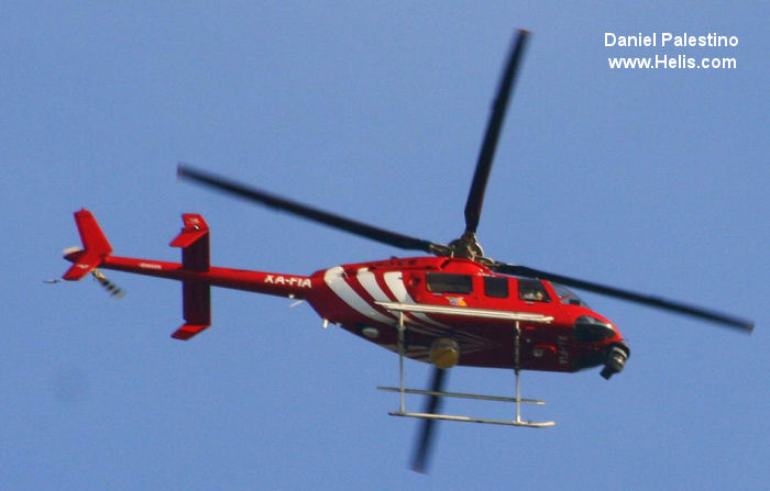 Helicopter Bell 407 Serial 53625 Register N407DT XA-FIA N4202V. Built 2004. Aircraft history and location