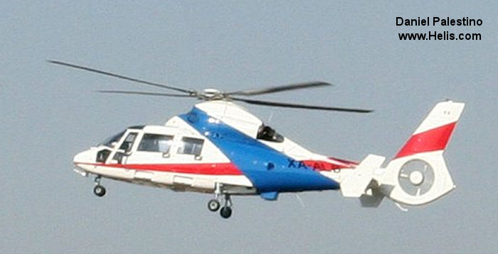 Helicopter Aerospatiale SA365N2 Dauphin 2 Serial 6364 Register XA-UMB XA-ALB XA-SVG N209KR JA6639. Built 1990. Aircraft history and location