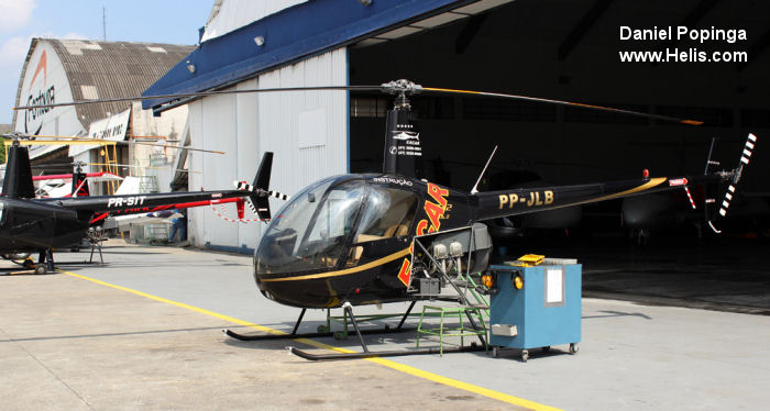 Helicopter Robinson R22 Beta II Serial 4353 Register PP-JLB N41337. Built 2008. Aircraft history and location