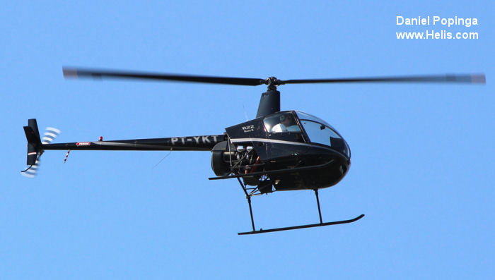 Helicopter Robinson R22 Beta II Serial 2872 Register PT-YKT. Aircraft history and location