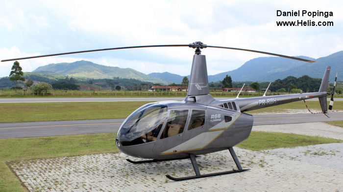 Helicopter Robinson R66 Turbine Serial 0094 Register PR-RBH. Aircraft history and location