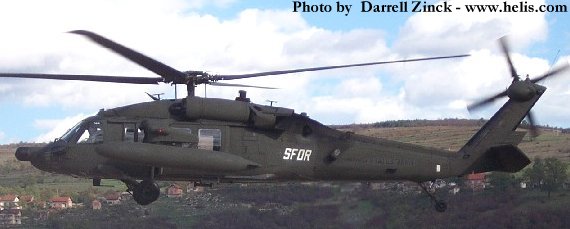US Army Black Hawk SFOR Bosnia