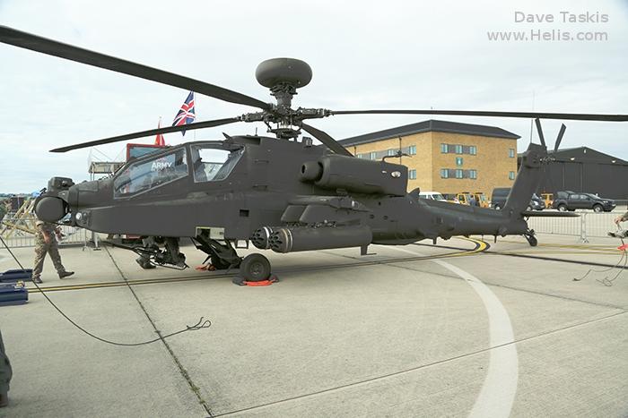 Helicopter Westland WAH-64 Apache Serial wah27 Register ZJ192 used by Army Air Corps AAC (British Army). Aircraft history and location