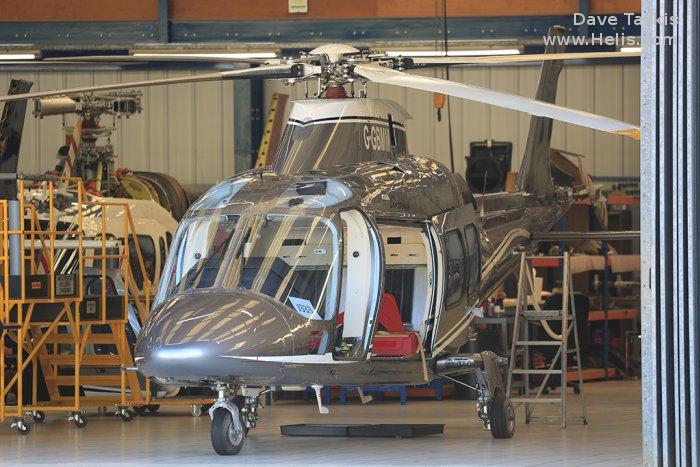 Helicopter AgustaWestland AW109S Grand Serial 22009 Register G-ORCD G-GBMM G-GRND used by Castle Air. Built 2005. Aircraft history and location