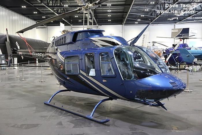 Helicopter Bell 206L-4 Long Ranger Serial 52448 Register N448EA ZS-HSU C-GUUS used by Eastern Atlantic Helicopters ,Bell Helicopter Canada. Built 2013. Aircraft history and location
