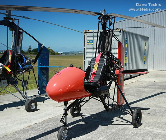 Helicopter Rotor Flight Dynamics Dominator Single Serial 25 Register ZK-RBB. Aircraft history and location