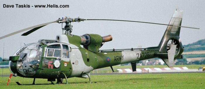 Army Air Corps SA341B Gazelle AH.1