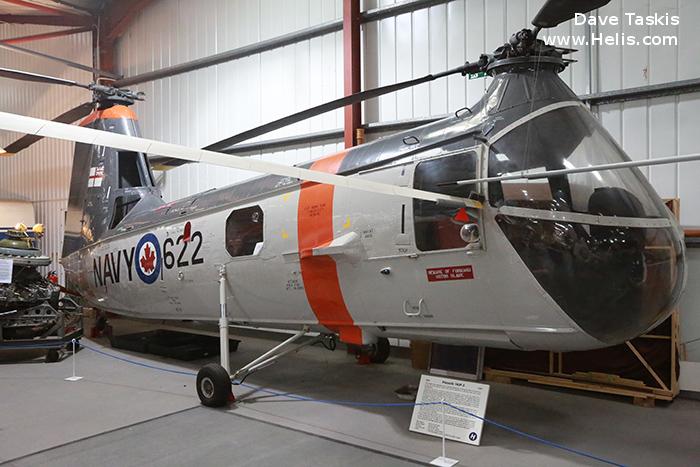 Helicopter Piasecki H-25A / CH-25A Army Mule Serial 051 Register 622 51-16622 N6699D 116622 147609 used by Royal Canadian Navy  (1945-1968) ,US Navy USN ,US Army Aviation Army. Aircraft history and location