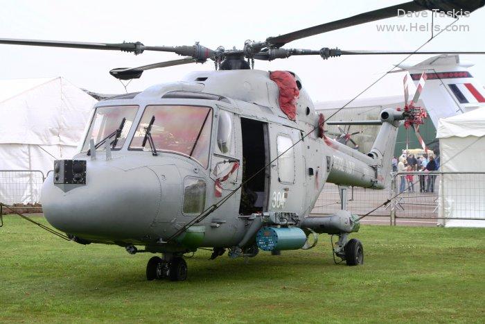 Helicopter Westland Lynx  HAS2 Serial 122 Register XZ693 used by Fleet Air Arm RN (Royal Navy). Aircraft history and location