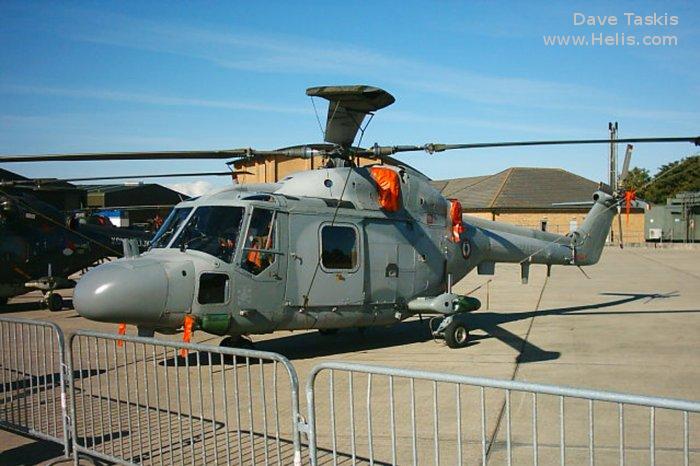 Helicopter Westland Lynx HAS4 (FN) Serial 296 Register 813 used by Aéronautique Navale (French Navy). Aircraft history and location