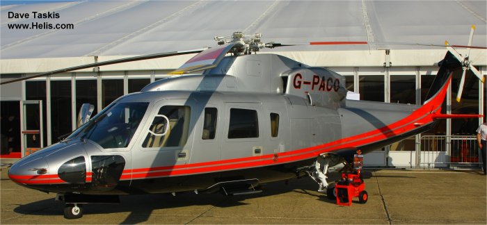 Helicopter Sikorsky S-76C Serial 760782 Register G-PACO N782V. Built 2009. Aircraft history and location