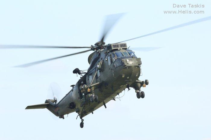 Helicopter Westland Sea King HC.4 Serial wa1002 Register ZG821 used by Vector Aerospace ,Fleet Air Arm RN (Royal Navy). Built 1990. Aircraft history and location