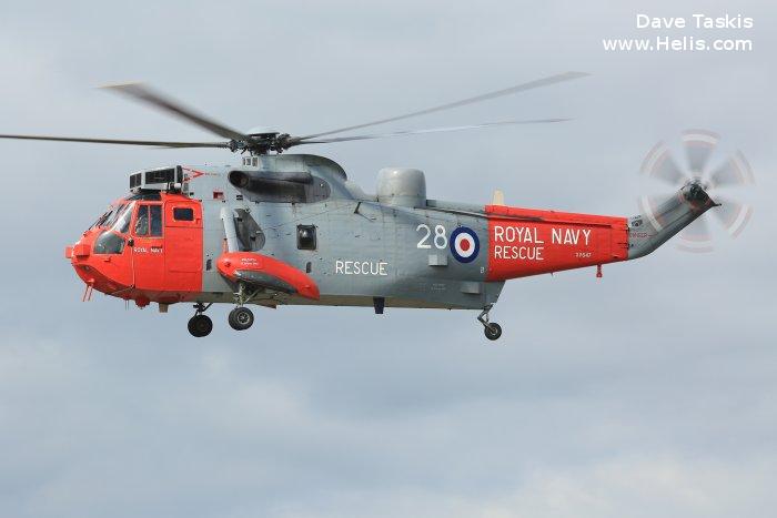 Helicopter Westland Sea King HAS.1 Serial wa 635 Register XV647 used by Fleet Air Arm RN (Royal Navy). Built 1969 Converted to Sea King HU.5. Aircraft history and location
