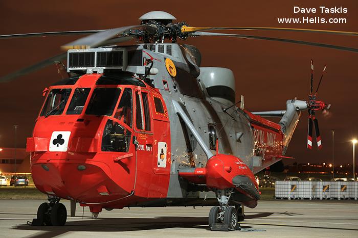 Helicopter Westland Sea King HAS.5 Serial wa 899 Register ZA166 used by Ukrainian Navy ,Developing Assets (UK) Ltd ,Fleet Air Arm RN (Royal Navy). Built 1982. Aircraft history and location