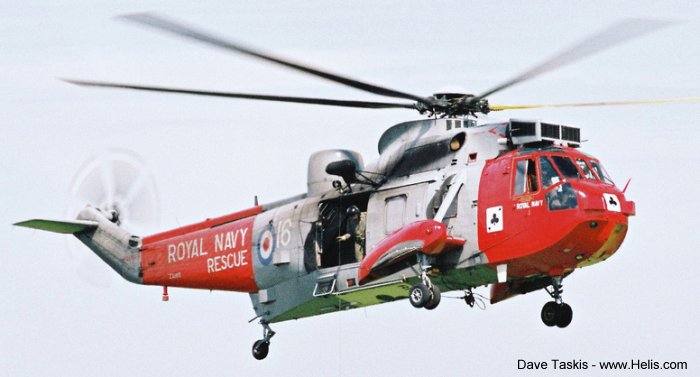 Helicopter Westland Sea King HAS.5 Serial wa 899 Register ZA166 used by Ukrainian Navy ,Developing Assets (UK) Ltd ,Fleet Air Arm RN (Royal Navy). Built 1982. Aircraft history and location