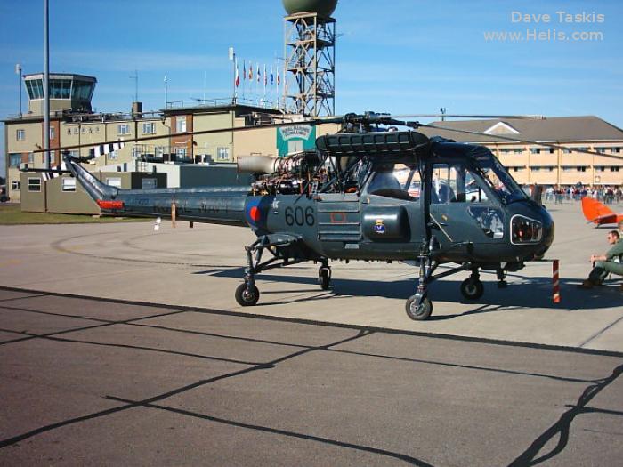 Helicopter Westland Wasp Serial f.9597 Register XT427 used by Fleet Air Arm RN (Royal Navy). Built 1965. Aircraft history and location