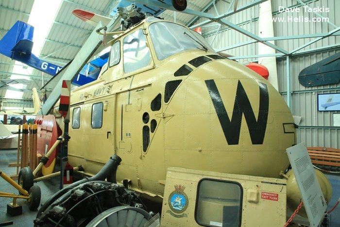 Helicopter Westland Whirlwind HAS.7 Serial wa284 Register XN304 used by Fleet Air Arm RN (Royal Navy). Built 1959. Aircraft history and location