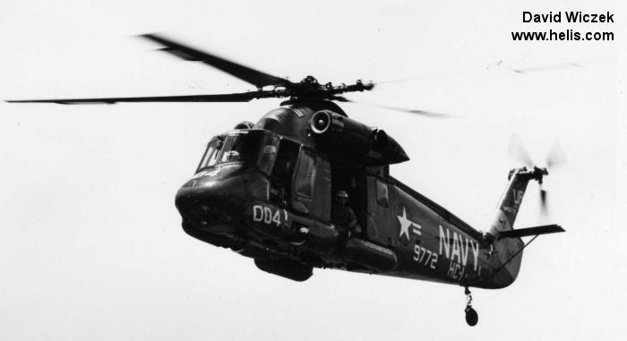 Helicopter Kaman UH-2A Serial 74 Register 149772 used by US Navy USN. Aircraft history and location
