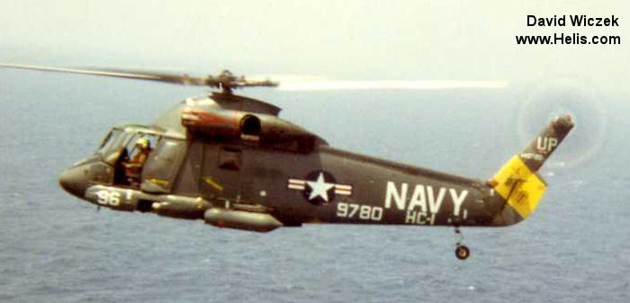 Helicopter Kaman UH-2A Serial 82 Register 149780 used by US Navy USN. Aircraft history and location