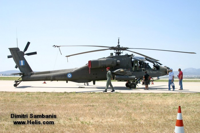 Helicopter McDonnell Douglas AH-64A Apache Serial PV894 Register ES1019 used by Elliniki Aeroporia Stratou HAA (Hellenic Army Aviation). Aircraft history and location