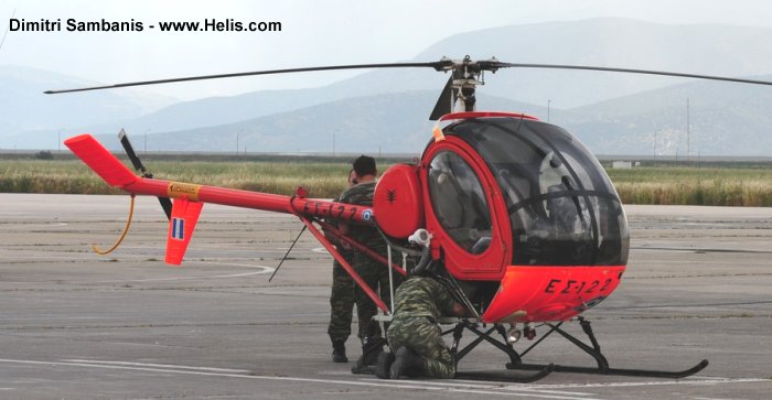 Helicopter Breda Nardi NH300C Serial 38 Register ES122 used by Elliniki Aeroporia Stratou HAA (Hellenic Army Aviation). Aircraft history and location