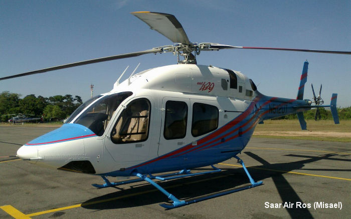 Helicopter Bell 429 Serial 57178 Register LQ-FVF N512UT C-GYKT used by Gobiernos Provinciales Gobierno de Santa Fe (Santa Fe Province Government) ,Modena Air Service ,Bell Helicopter ,Bell Helicopter Canada. Built 2013. Aircraft history and location
