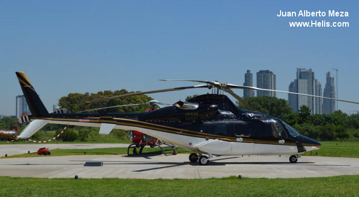 Helicopter Bell 430 Serial 49036 Register LV-CJH N430DG XC-SPE N6276N used by Gobierno de Mexico (Mexico Government) ,Bell Helicopter. Built 1997. Aircraft history and location
