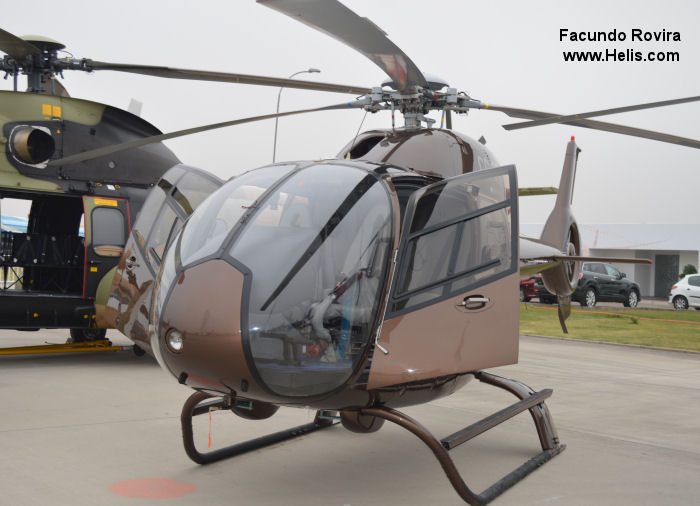 Helicopter Eurocopter EC120B Serial 1085 Register CC-CBA CC-PWS CC-CWS. Aircraft history and location