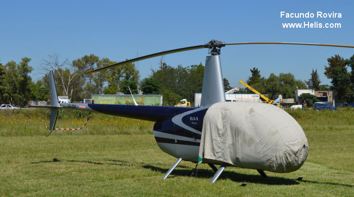 Helicopter Robinson R44 Astro Serial 0665 Register LV-ZSO. Aircraft history and location