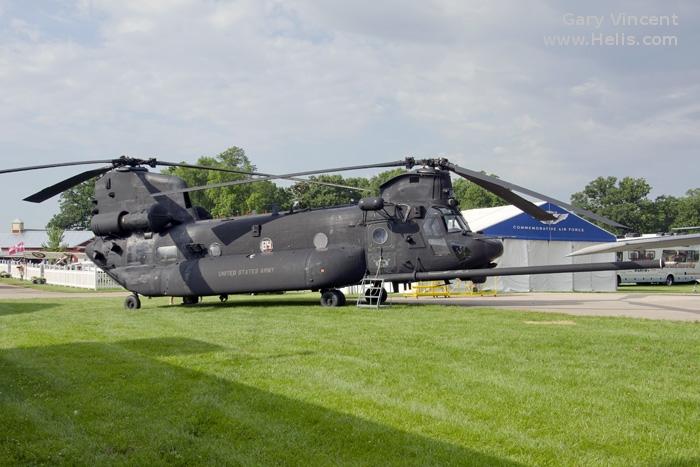 Helicopter Boeing MH-47G Chinook Serial M.3734 Register 03-03734 used by US Army Aviation Army. Aircraft history and location