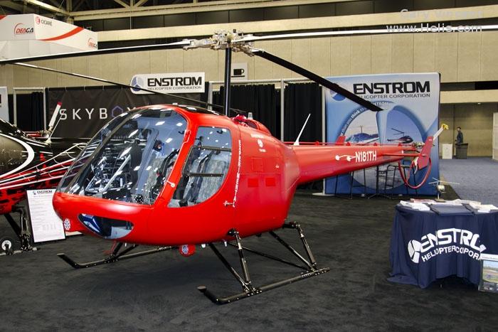 Helicopter Enstrom TH-180 Serial 10002 Register N181TH used by Enstrom. Built 2016. Aircraft history and location