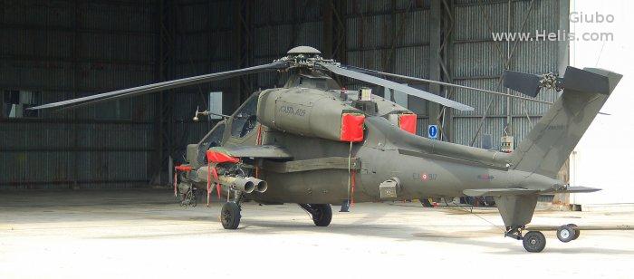 Helicopter Agusta A129C Serial 29018 Register MM81330 used by Aviazione dell'Esercito AVES (Italian Army  Aviation). Aircraft history and location