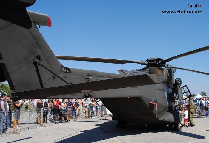 Helicopter NH Industries NH90 TTH Serial 1034 Register MM81524 used by Aviazione dell'Esercito AVES (Italian Army  Aviation). Built 2010. Aircraft history and location
