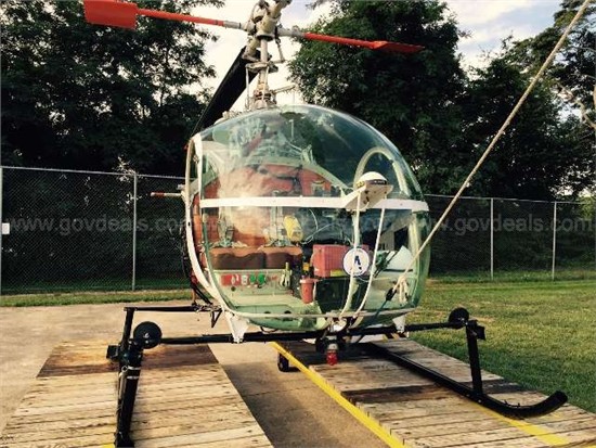 Helicopter Hiller UH-12E Raven Serial 5192 Register N40346 used by State of New Jersey. Built 1982. Aircraft history and location