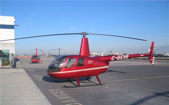 Helicopter Robinson R44 II Serial 12887 Register N5413X C-GCVE. Built 2009. Aircraft history and location