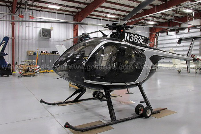 Helicopter McDonnell Douglas MD369E / MD500E Serial 0440E Register N383F used by MSHP (Missouri State Highway Patrol). Built 1990. Aircraft history and location