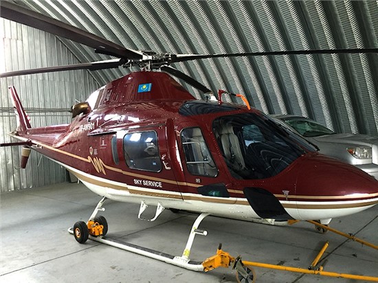 Helicopter AgustaWestland AW119 Koala Serial 14530 Register UP-AW901 N916PB used by ERA Helicopters ,AgustaWestland Philadelphia (AgustaWestland USA). Built 2007. Aircraft history and location