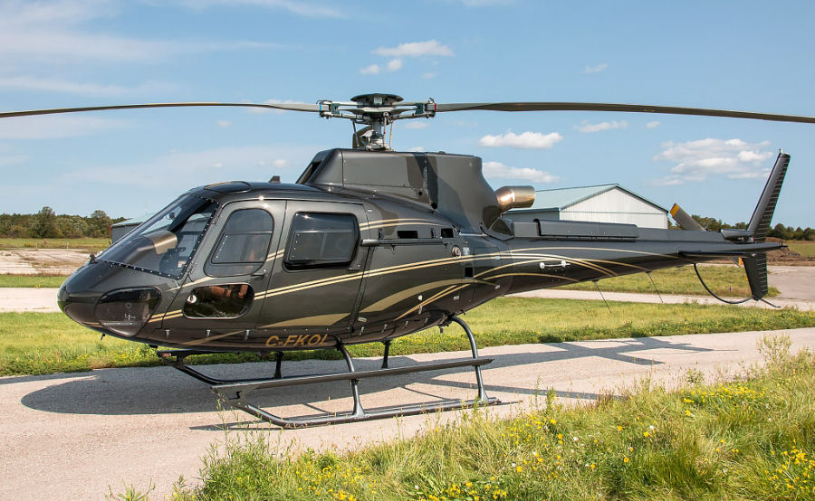 Helicopter Airbus H125 Serial 8450 Register C-FKOL N161LG N457AH used by Airbus Helicopters Inc (Airbus Helicopters USA). Built 2017. Aircraft history and location