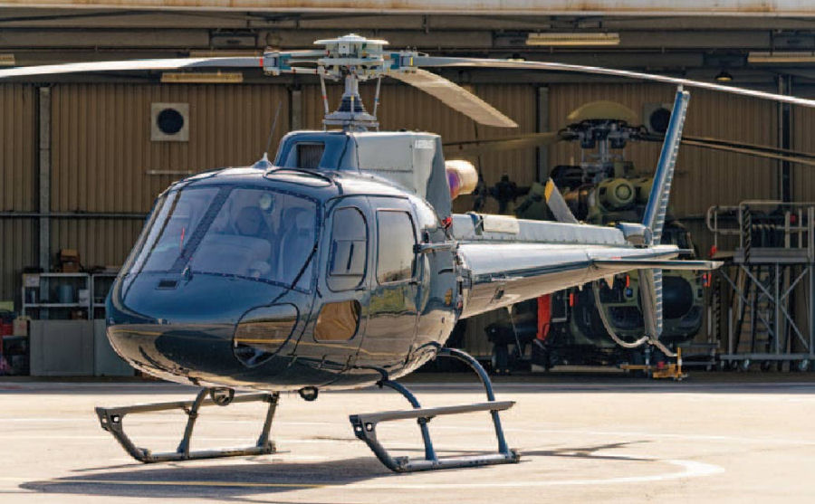Helicopter Airbus H125 Serial 9119 Register F-WWXU used by Airbus Helicopters France. Built 2021. Aircraft history and location